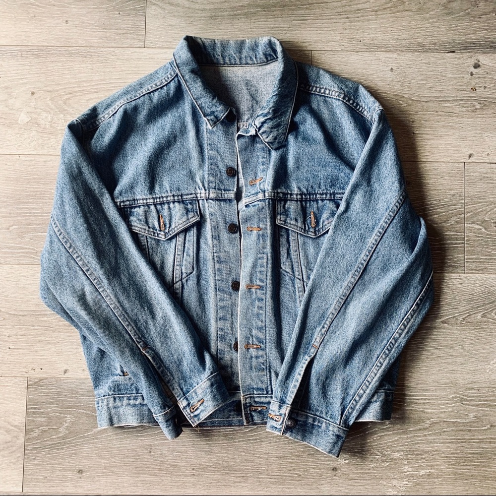 Levi’s vintage denim jacket.